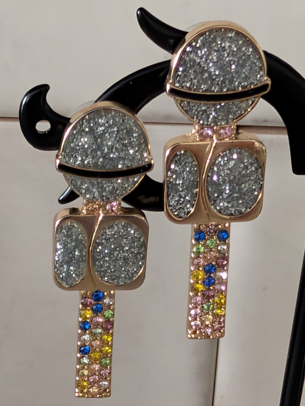 Sugarfix By Baublebar Drop The Mic Microphone Stud Drop Earrings